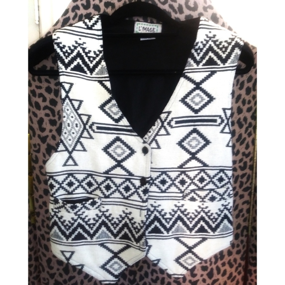 L'Image Women's boho vest